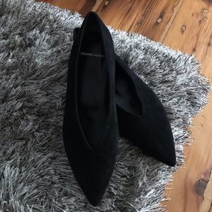 Pierre Hardy Black Suede Paloma Ballet Flat